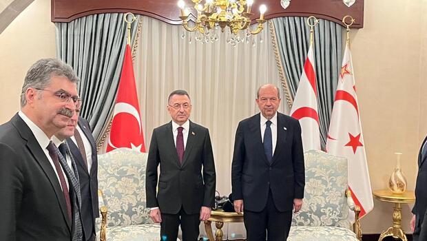 Oktay'dan KKTC Cumhurbaşkanı Tatar'a ziyaret