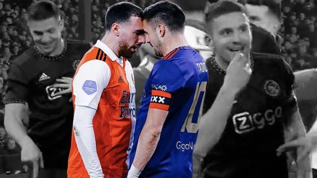 Feyenoord - Ajax maçında Dusan Tadic'ten Orkun Kökçü'ye skandal hareket! Çirkin el hareketiyle oruçla dalga geçti...