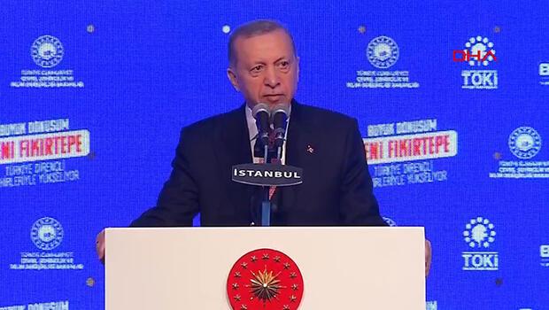 Fikirtepe Kentsel Dönüşüm Projesi... Cumhurbaşkanı Erdoğan: Bayramın ilk günü yeni bir müjdeyi milletimizle paylaşacağız