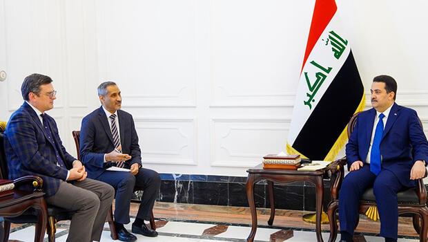 Irak Başbakanı Sudani, Ukrayna Dışişleri Bakanı Kuleba ile bir araya geldi 