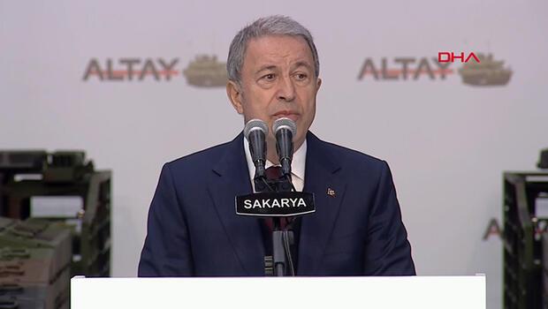 Milli Savunma Bakanı Akar:  Altay savunma sanayimizde etkin bir güç olacaktır.