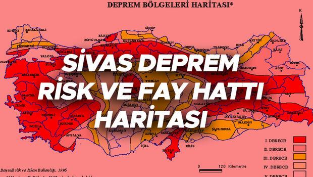 Sivas deprem risk haritası 2023 | Sivas'tan fay hattı geçiyor mu, deprem bölgesi mi? 