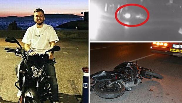 İzmir'de motosikletli Çağan'ın hayatını kaybettiği kaza kamerada