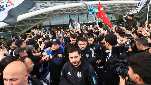 Beşiktaş, Bakü'ye geldi