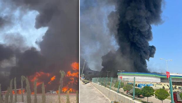 Adana OSB'de fabrika yangını