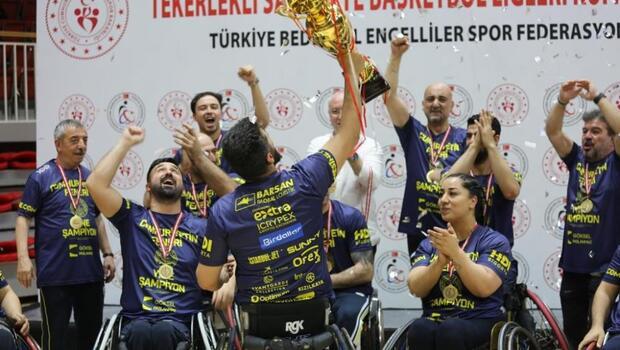 Tekerlekli sandalye basketbolunda şampiyon Fenerbahçe Göksel Çelik