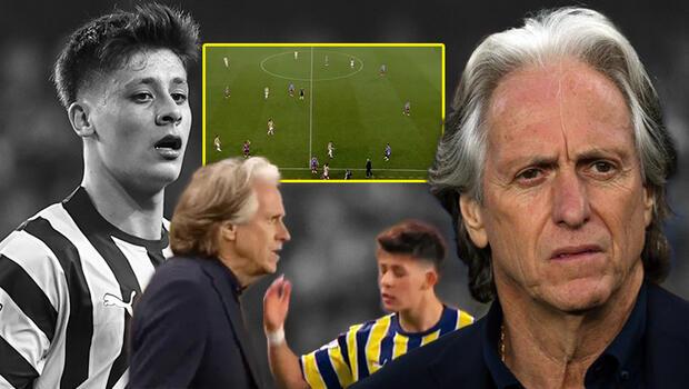 Fenerbahçe - Trabzonspor maçına damga vuran anlar! Arda Güler ve Jorge Jesus... 