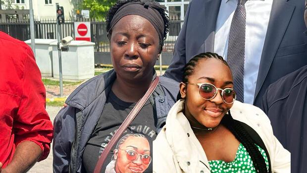 Gabonlu Dina'nın ailesi cenazeyi almak için adli tıp'a geldi