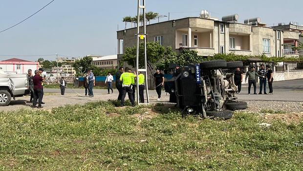 Siirt'te zırhlı polis aracı ile kamyonet çarpıştı; 5'i polis, 6 yaralı