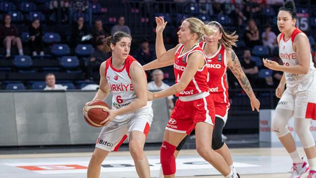 A Milli Kadın Basketbol Takımı, hazırlık maçında Çekya'ya mağlup oldu