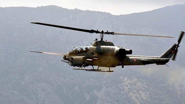 MSB, AH-1W Super Cobra helikopterin hava-yer atışlarından görüntüler paylaştı