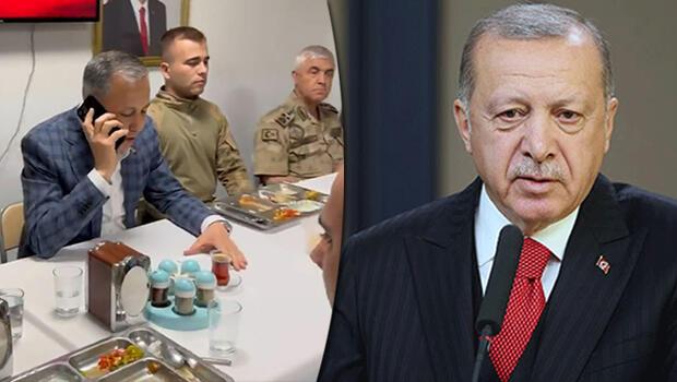 Cumhurbaşkanı Erdoğan, Cudi Dağı Üs Bölgesi'ndeki askerlerle görüştü