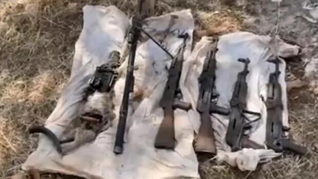 MSB: Irak'ın kuzeyinde PKK'ya ait silahlar ele geçirildi