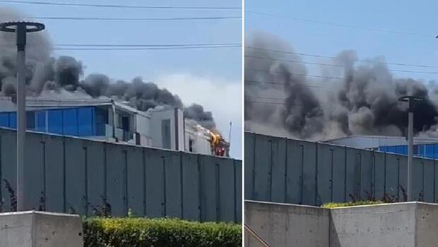 Esenyurt'ta fabrikada yangın: Çok sayıda ekip sevk edildi