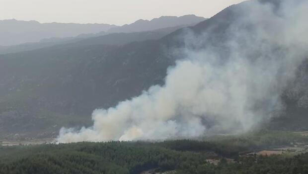 Manavgat’ta orman yangını: Ekipler müdahale ediyor