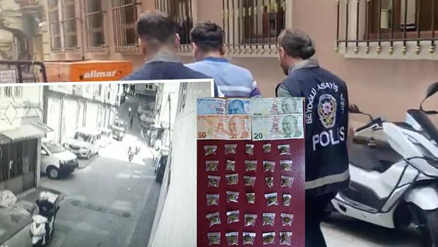 Beyoğlu’nda polis-uyuşturucu satıcısı kovalamacası