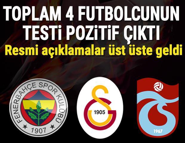 Galatasaray Covid 19 testinde iki futbolcunun testinin pozitif çıktığını duyurdu