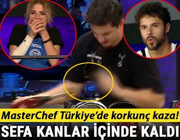 MasterChef Türkiyede korkunç kaza Sefa kanlar içinde kaldı