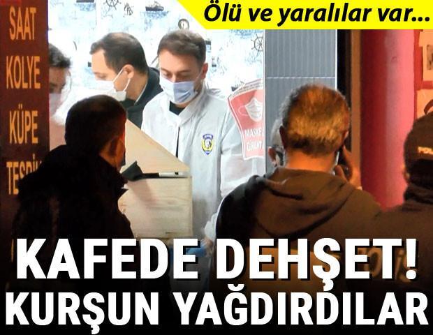 Pendikte kafede dehşet Kurşun yağdırdılar: 1 ölü, 3 yaralı...
