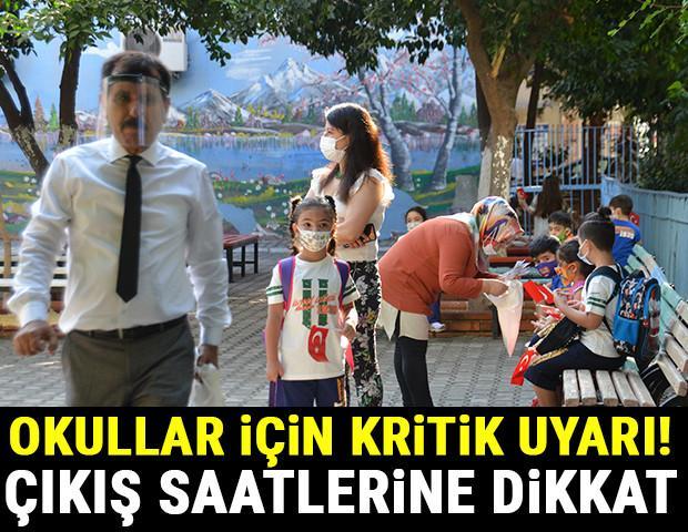Son dakika haberler: Okullar için kritik uyarı... Çıkış saatlerine dikkat