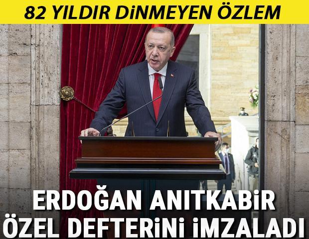 Son dakika... Atatürkün aramızdan ayrılışının 82. yılı... Devletin zirvesi Anıtkabirde