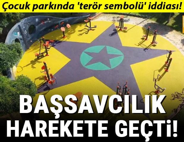 Çocuk parkında terör sembolü iddiası Başsavcılık soruşturma başlattı...