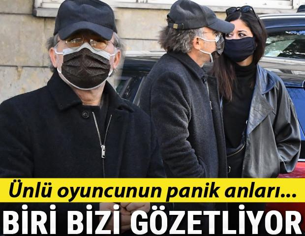 Oyuncu Engin Günaydının panik anları Biri bizi gözetliyor...