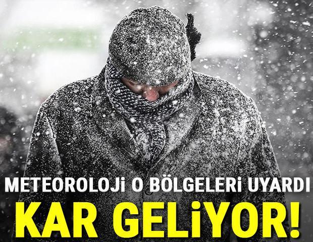 Son dakika haberler: Meteoroloji o bölgeleri uyardı Kar yağışı geliyor