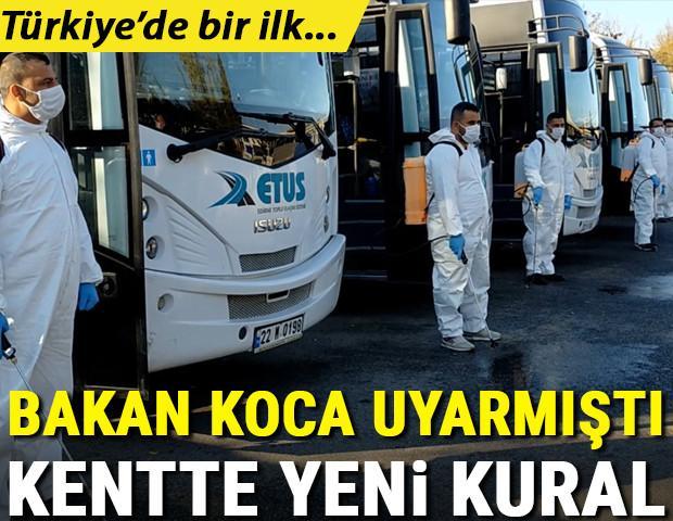 Son dakika haberleri...Bakan Koca uyarmıştı, Edirnede yeni kural Türkiyede bir ilk...