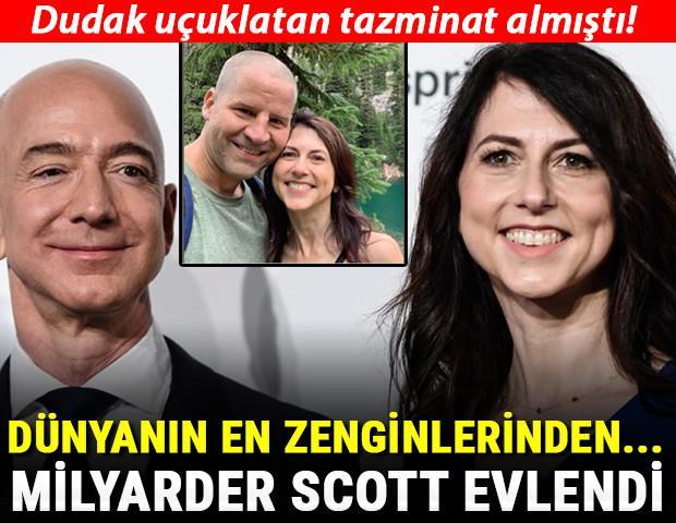 Dudak uçuklatan tazminat almıştı Dünyanın en zenginlerinden... Milyarder Mackenzie Scott evlendi