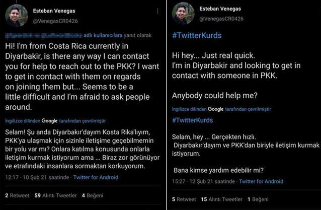 Şoke eden operasyon Kosta Rikalı zanlı önce PKKya mesaj attı sonra İstanbul’a geldi…