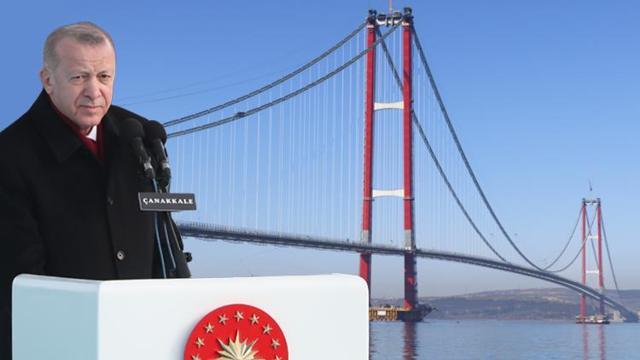 1915 Çanakkale Köprüsü açıldı! Cumhurbaşkanı Erdoğan geçiş ücretini duyurdu