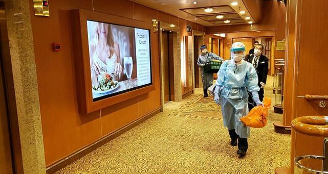 Japonya’daki yolcu gemisine korona virüsü karantinası