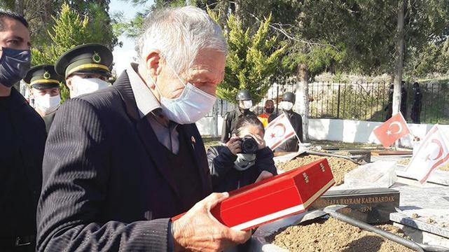 KKTC, Rumların katlettiği evlatlarını toprağa verdi