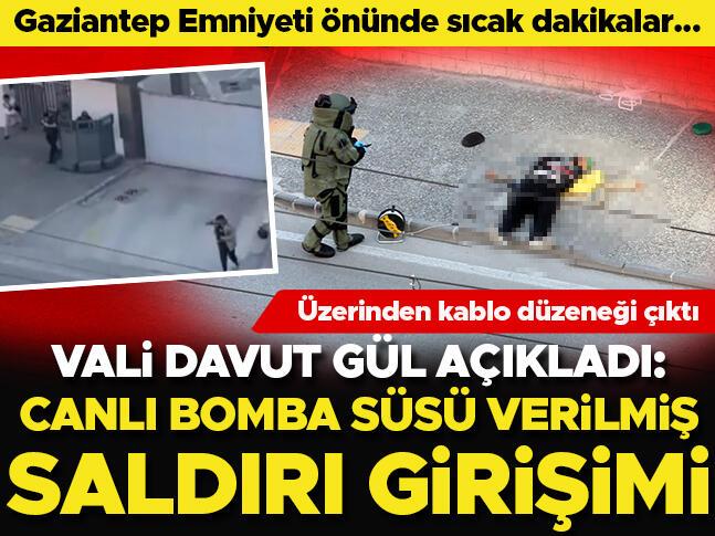 Son dakika... Gaziantep Emniyet Müdürlüğü önünde canlı bomba şüphelisi etkisiz hale getirildi
