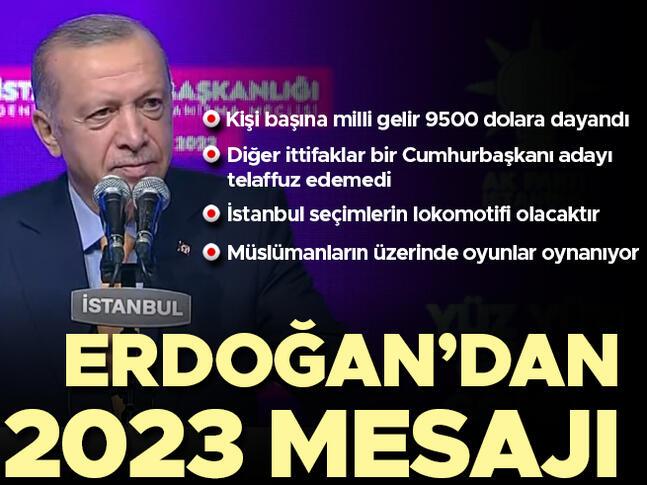 Son dakika... Cumhurbaşkanı Erdoğandan 2023 mesajı: Seçimi kimseden medet ummadan gayretimizle kazanacağız
