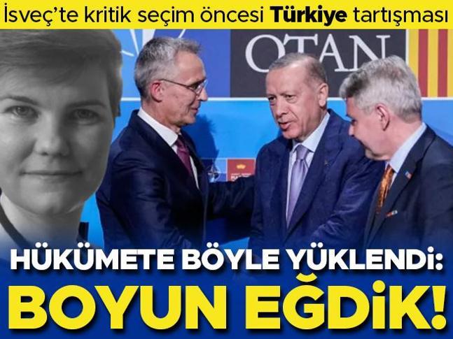 İsveçte gündem Türkiye... Hükümete böyle yüklendi: Boyun eğdik