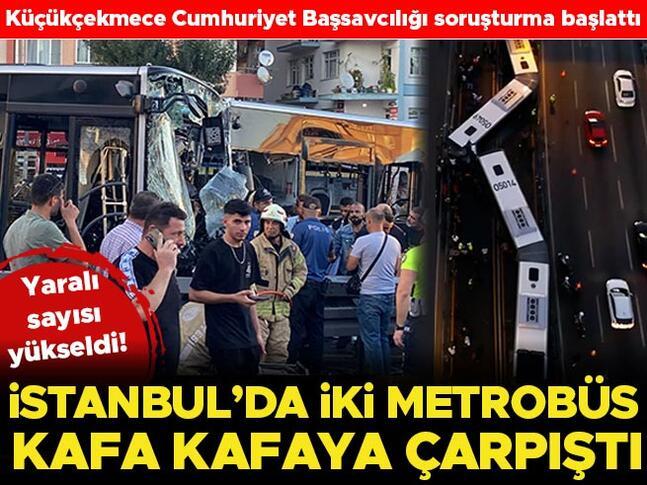Son dakika: İstanbulda metrobüs kazası Yaralı sayısı yükseldi... Küçükçekmece Cumhuriyet Başsavcılığı adli soruşturma başlattı