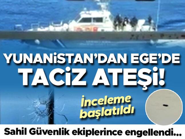 İçişleri Bakanlığı: 2 Yunanistan Sahil Güvenlik unsuru uluslararası sulardaki gemiye taciz ateşi açtı