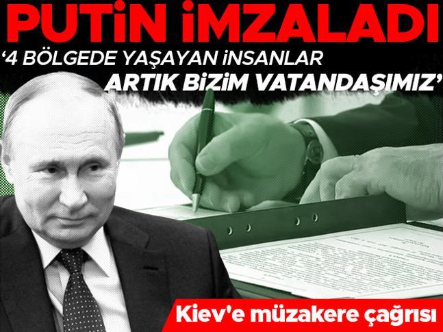 Tüm gözler Kremlinde... Moskovada ilhak töreni: Putin Ukraynanın 4 bölgesi için imzayı atıyor