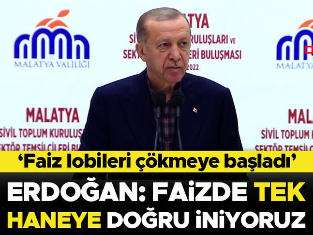 Son dakika: Cumhurbaşkanı Erdoğan: Faiz lobileri çökmeye başladı