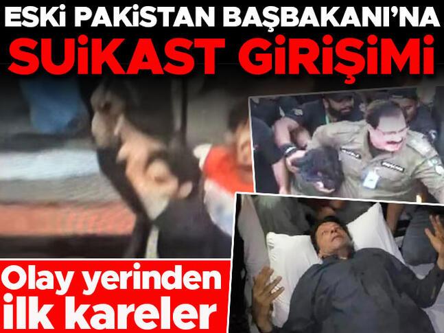 Son dakika: Pakistan eski Başbakanı İmran Hana suikast girişimi
