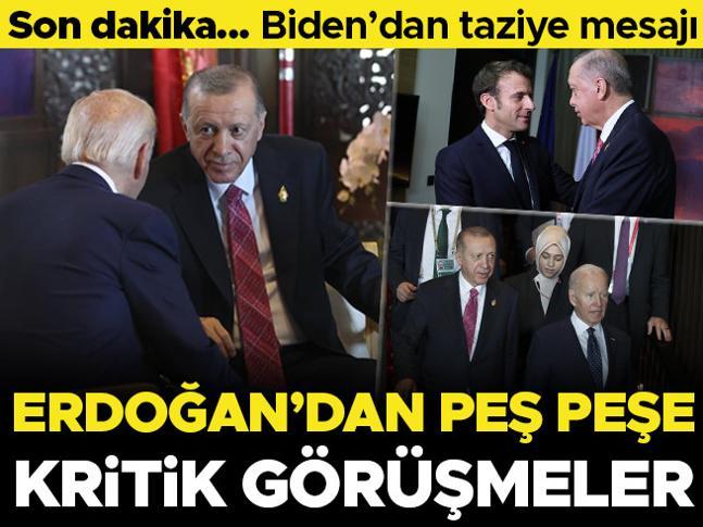 Cumhurbaşkanı Recep Tayyip Erdoğan, G20 Liderler Zirvesi’nde Suudi Arabistan Veliaht Prensi Muhammed Bin Selman ile görüştü