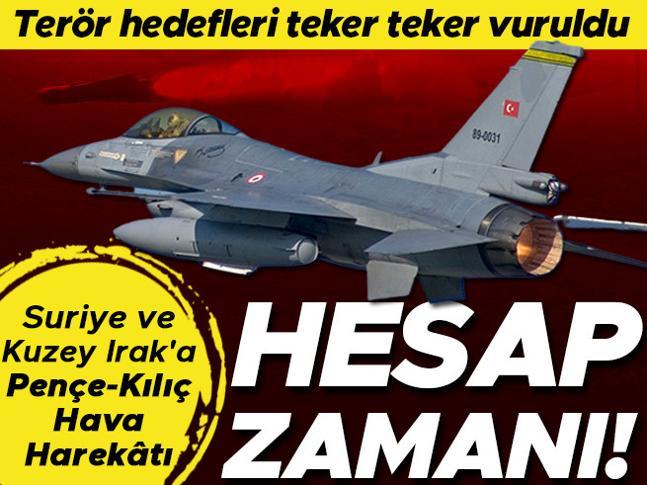 Suriye ve Kuzey Iraka hava harekatı başladı MSB: Alçaklardan hain saldırıların hesabı soruluyor