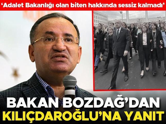 Adalet Bakanı Bekir Bozdağdan Kılıçdaroğluna yanıt