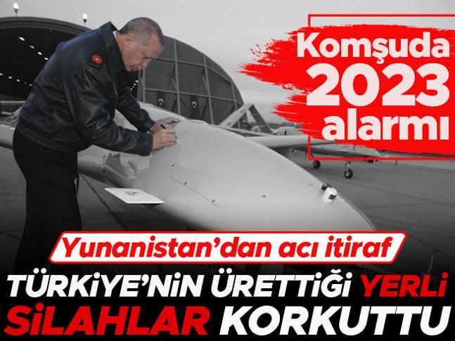 Yunanistanda 2023 alarmı... Türkiyenin yeni nesil silahları için acı itiraf