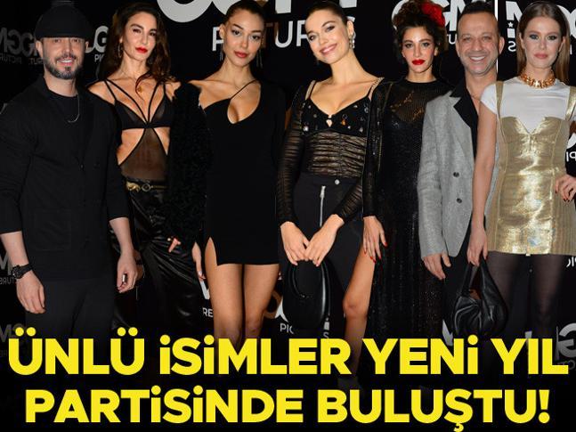 Ünlü isimler yeni yıl partisinde buluştu