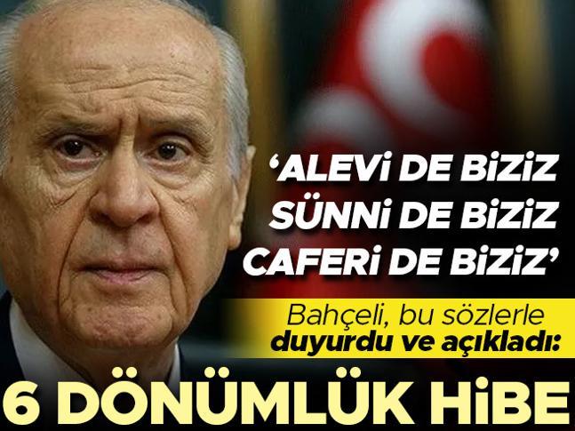 Bahçeli: Alevi de bizim, Sünni de bizim... Hacıbektaş ilçesindeki arsamı Horasan Erenleri Federasyonuna hibe ediyorum