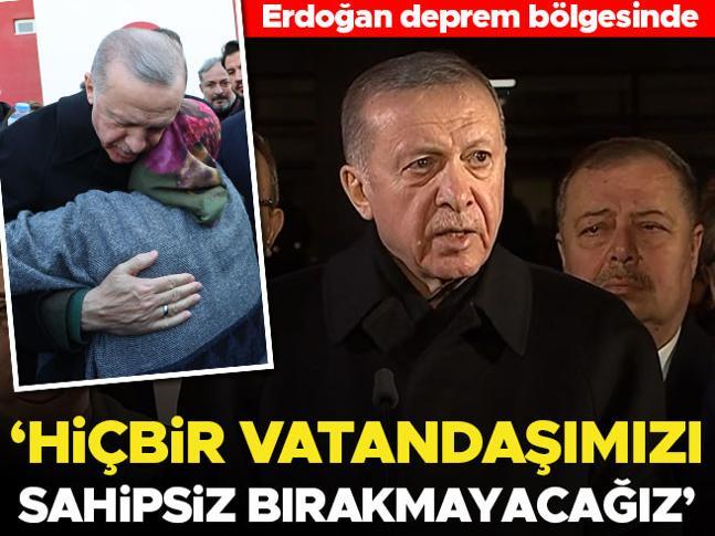 Son dakika: Cumhurbaşkanı Erdoğan: Hiçbir vatandaşımızı sahipsiz bırakmayacağız