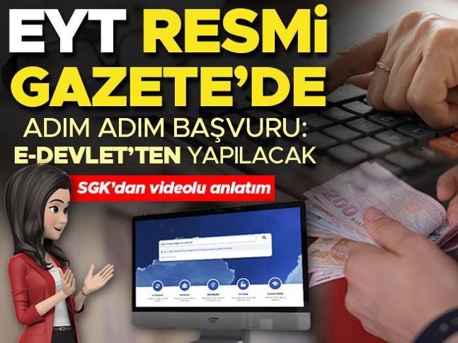 Son dakika: EYT Resmi Gazete’de yayımlandı